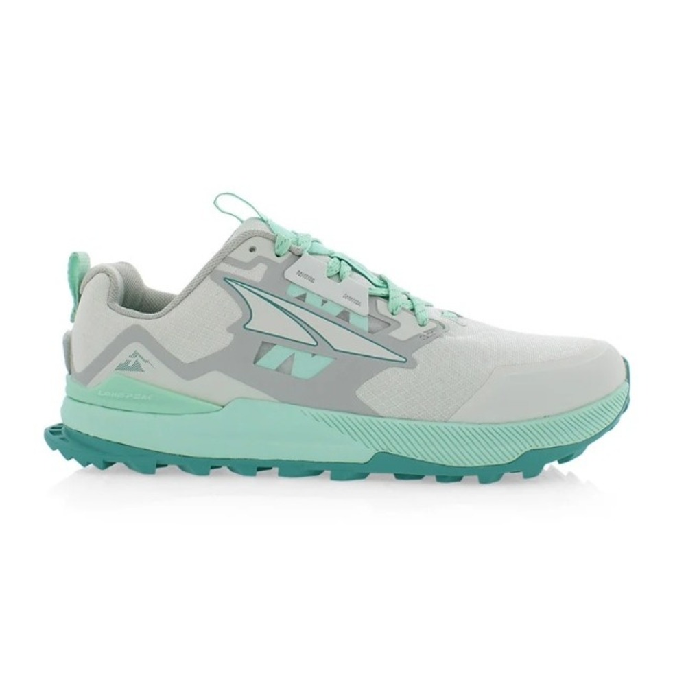 Altra Lone Peak 7 Trail Running Shoes Womens 8 Wide Grey Mint AL0A82CS224